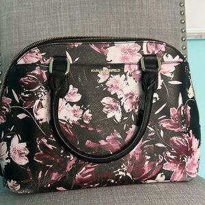 Karl Lagerfeld Paris Gorgeous Unique Floral Tote- Gently Used🩷🎀💼